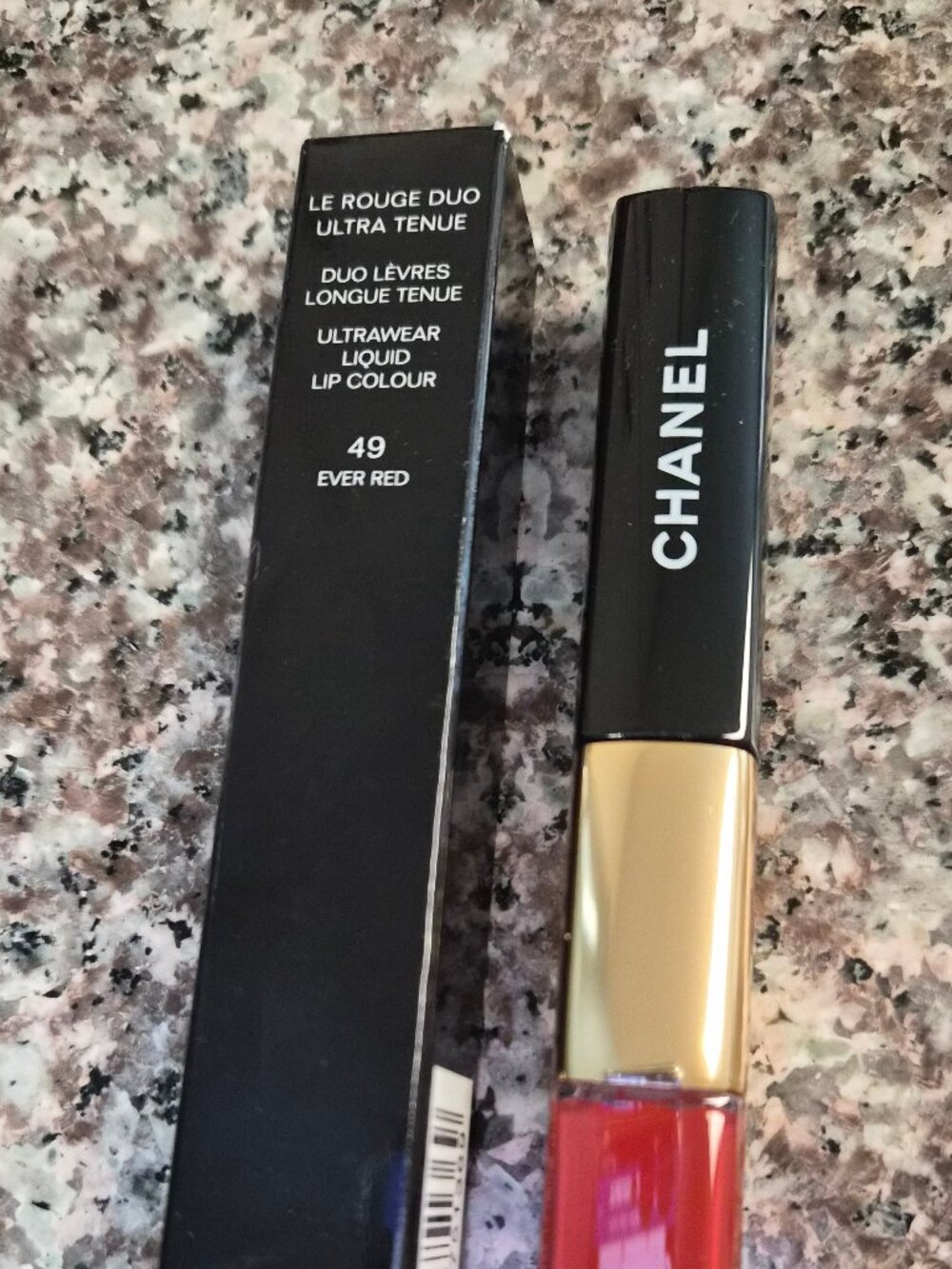 CHANEL Le Rouge Duo Ultra Tenue Liquid Lip Colour - #49 EVER RED (Brand New)